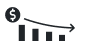 lower cost reduction icon