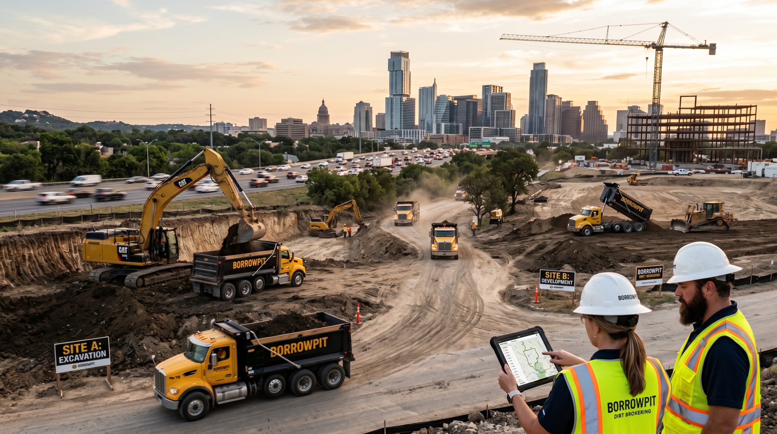 Austin contractors use dirt brokering to reduce hauling costs and improve local material sourcing efficiency.
