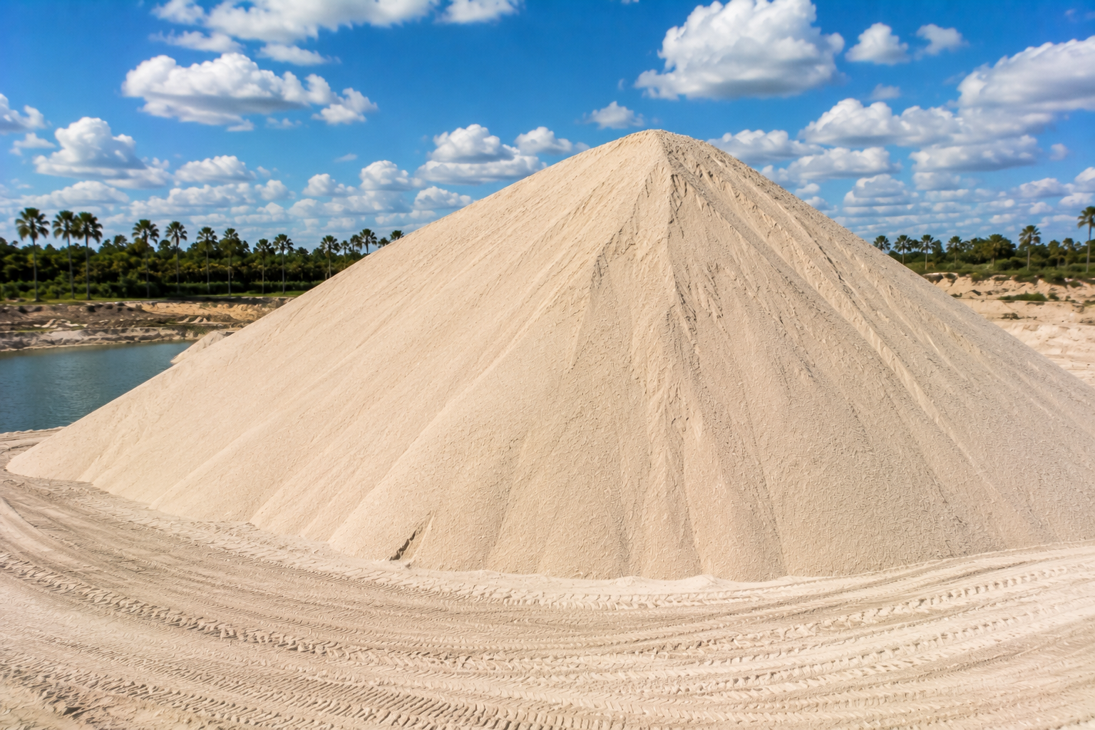 MSE fill dirt Florida Lecanto sand mine Citrus County near Tampa Caption: DOT approved MSE fill at Florida Fill Dirt's dedicated Lecanto sand mine — serving the greater Tampa Bay area