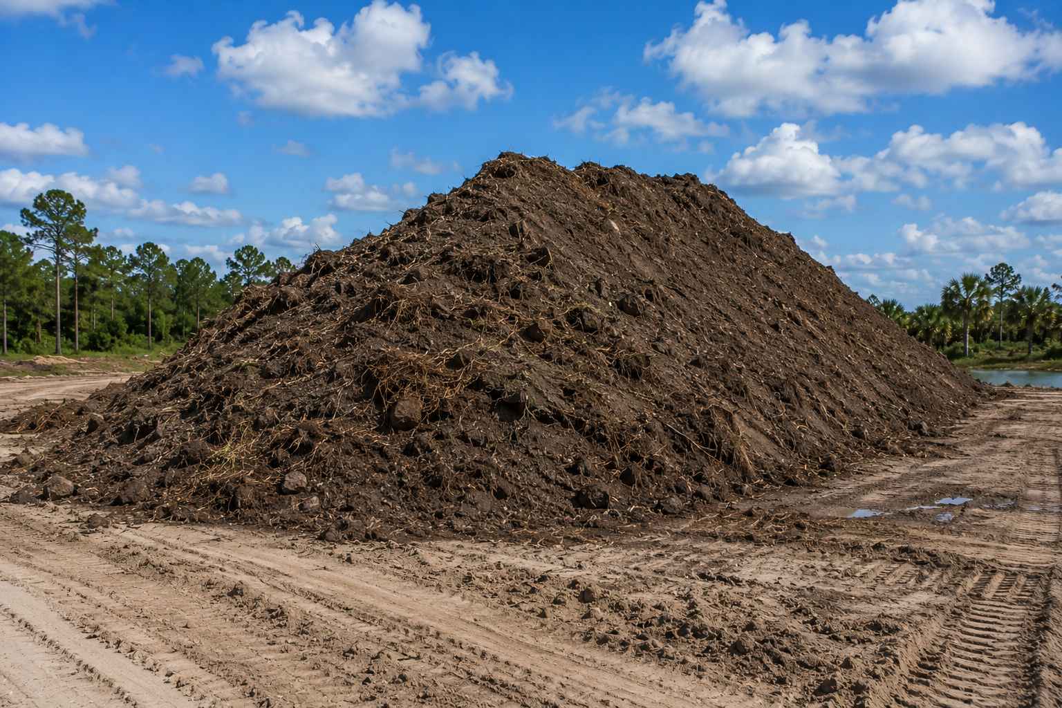Scrapings Florida Lecanto sand mine Citrus County near Tampa