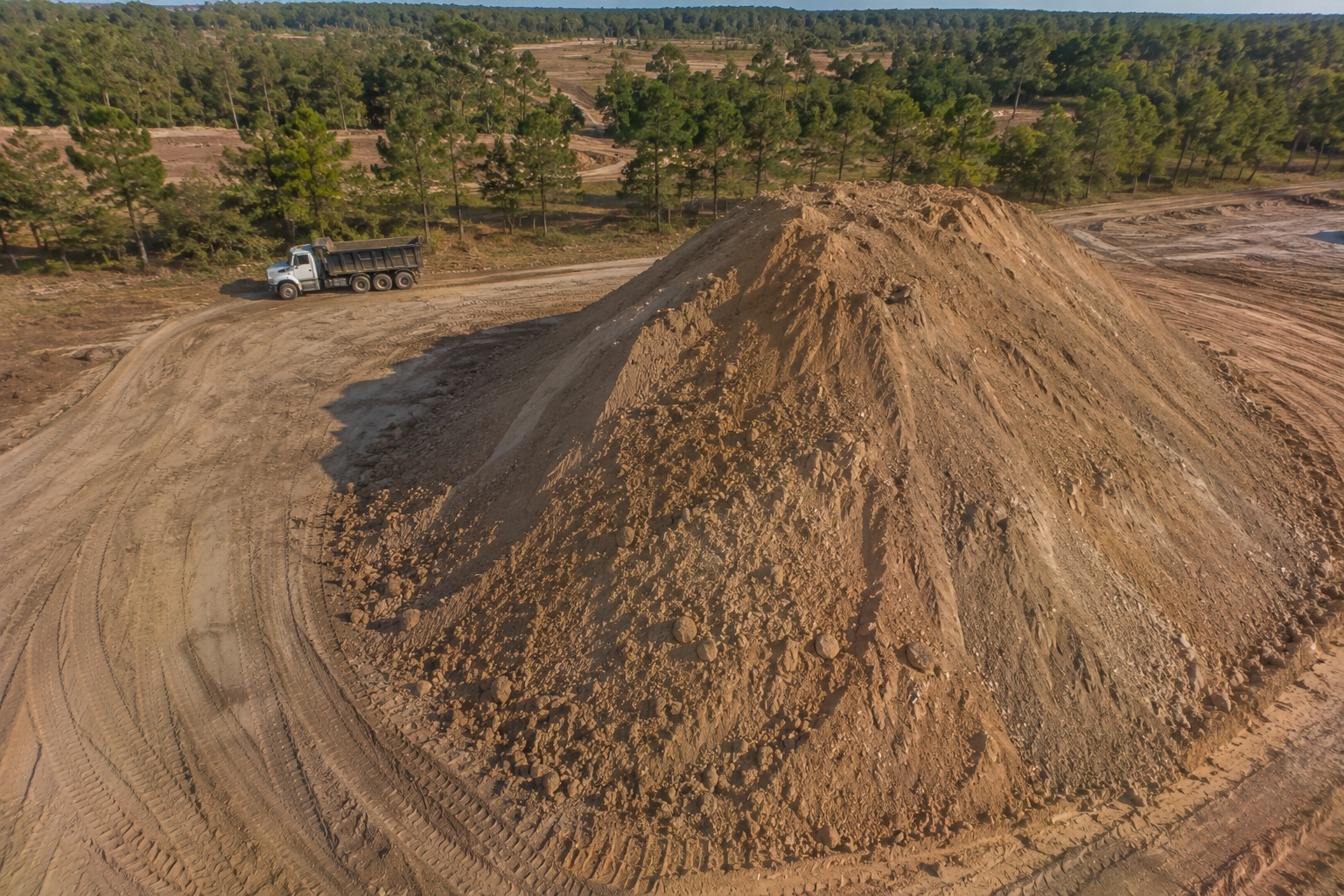 standard fill dirt Florida Lecanto sand mine Citrus County near Tampa